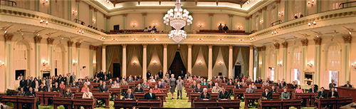 © Herb Lingl/herblingl.com,  California State Assembly group panoramic portrait, AHLC2221